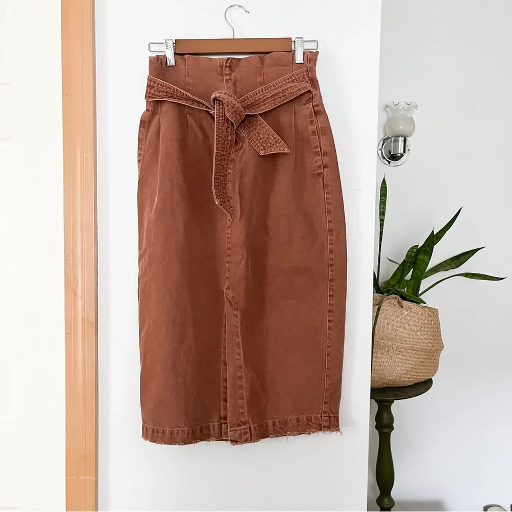 Free People Paper Bag Skirt - Picture 3 of 8